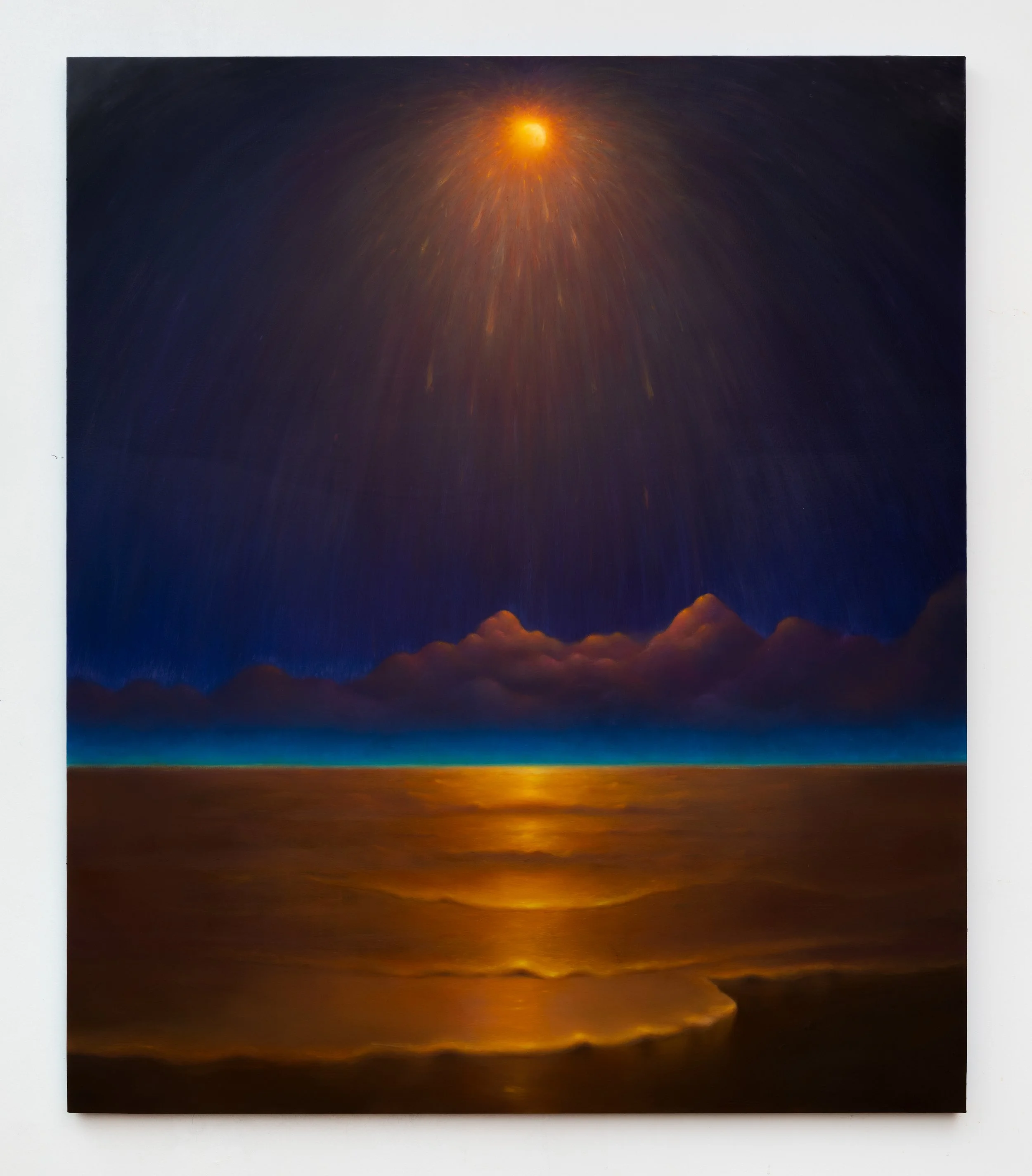     The Umber Sea   2026  Oil on Canvas  70 x 60 inches           