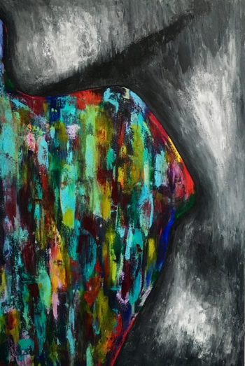 36" x 24", Acrylic on Canvas