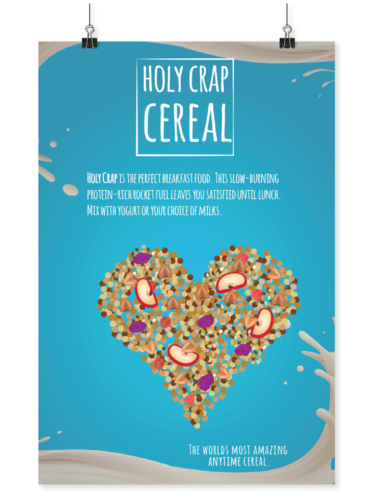 Holy Crap Cereal Poster