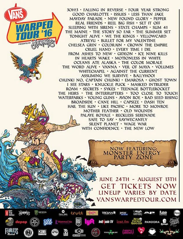Bands at this years Warped Tour!