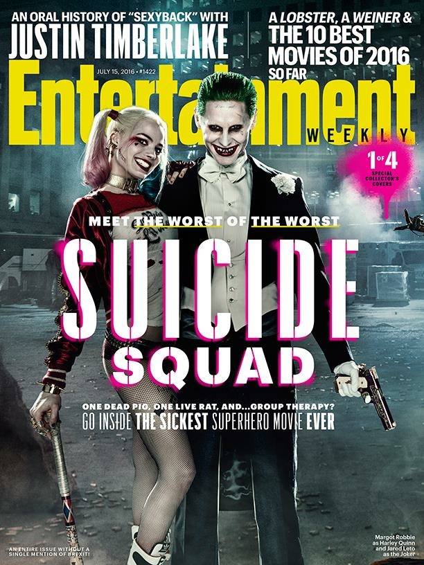 Margot Robbie and Jared Leto as The Joker & Harley Quinn (Suicide Squad)