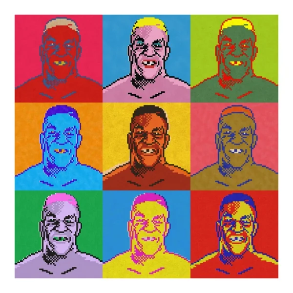 Nine Tysons . digital, gi·clée, 20"x20"