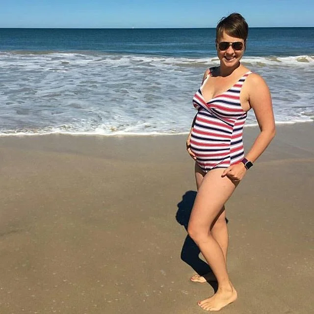 Karis has been floating with us since Week 15 in her pregnancy.
