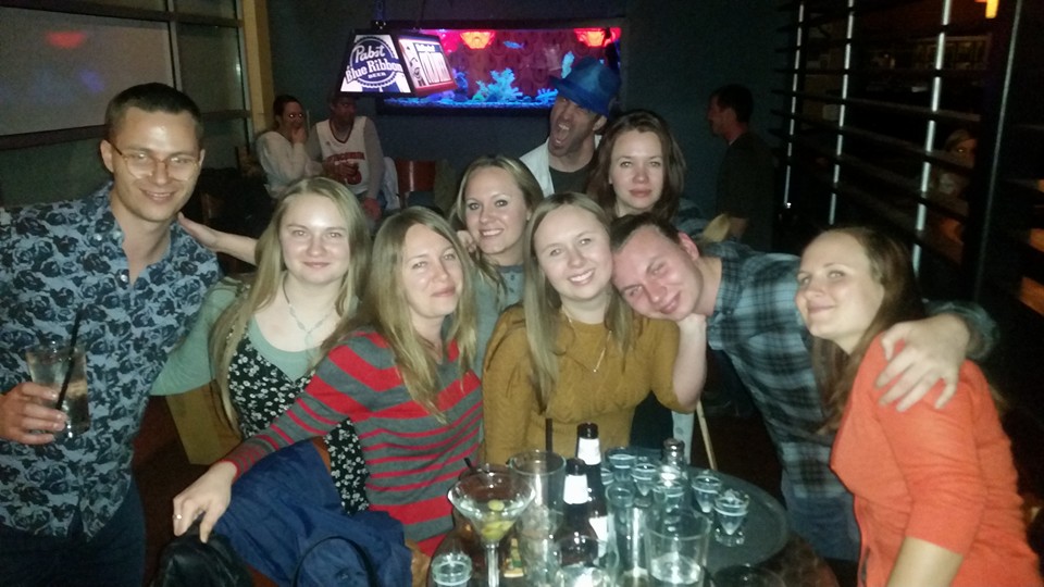 Eight Out of Nine (photo-bomb courtesy of our brother-in-law's brother)