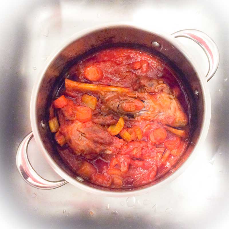 Set-and-forget lamb shanks. Not the prettiest pic, but this dish is a winter warming winner!