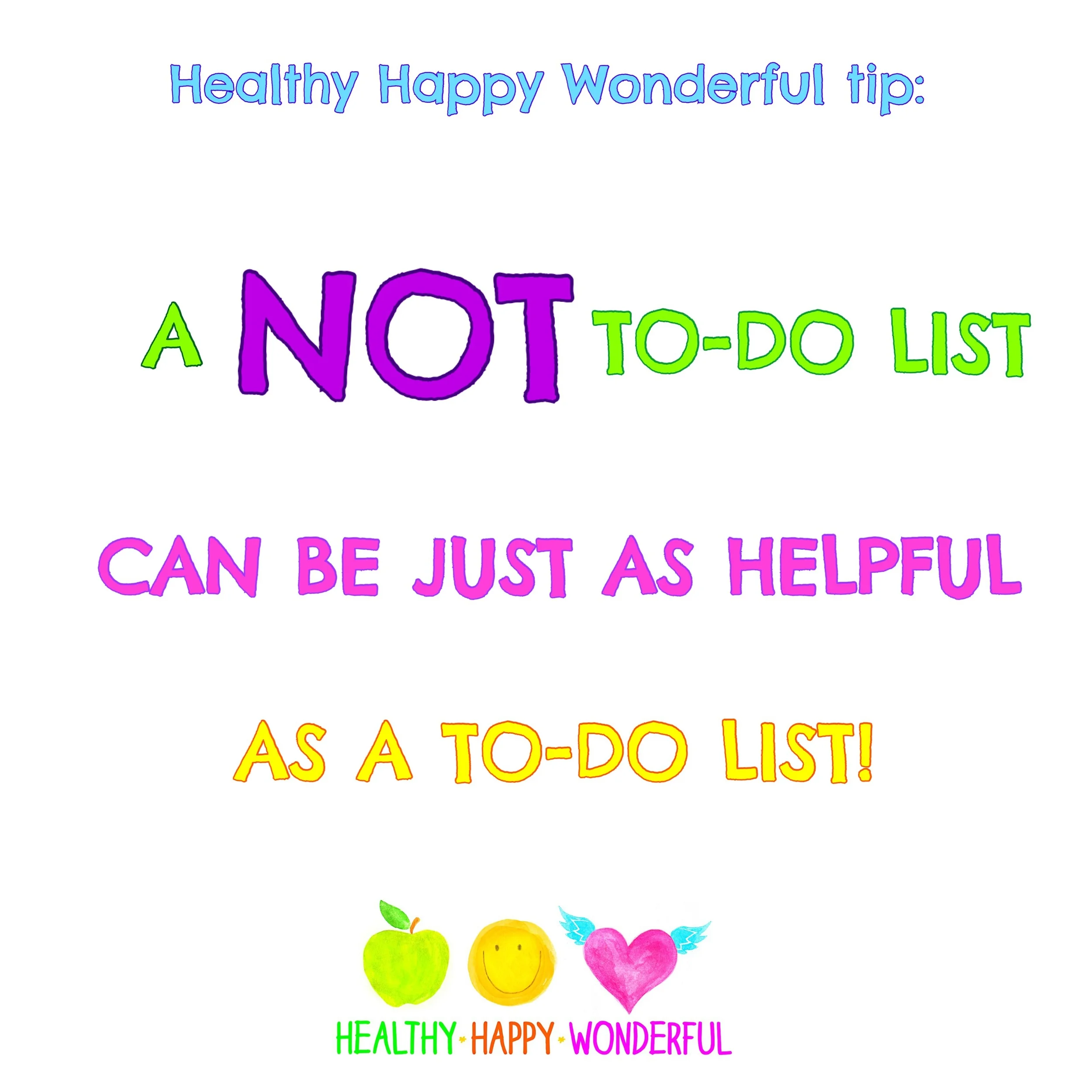 Do you have a NOT To Do List? *FREE PRINTABLE*