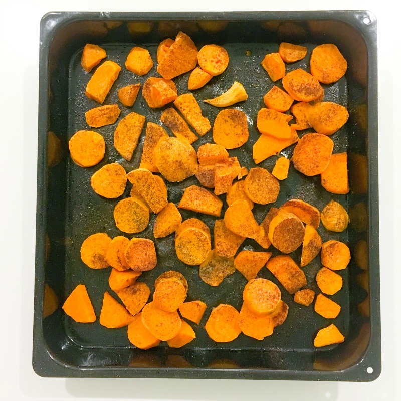 Spiced sweet potato