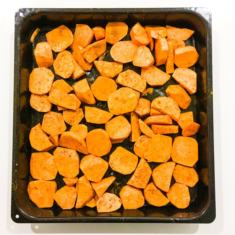 Spiced sweet potato