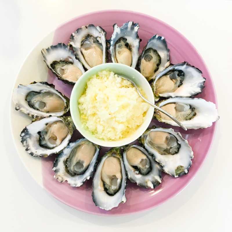 Oysters with Tangy Lemon Sorbet