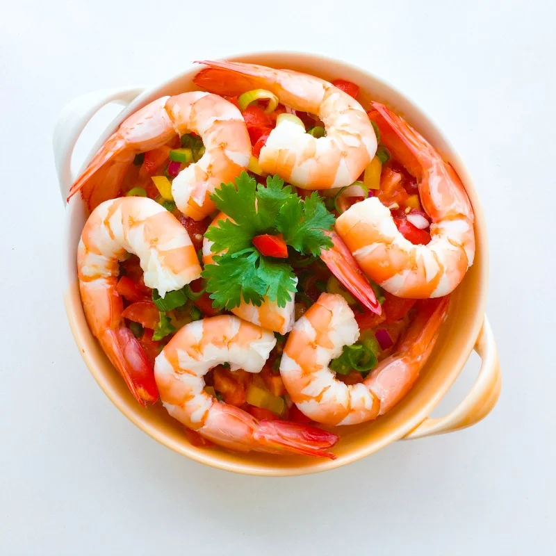 Prawns with Spicy Gazpacho