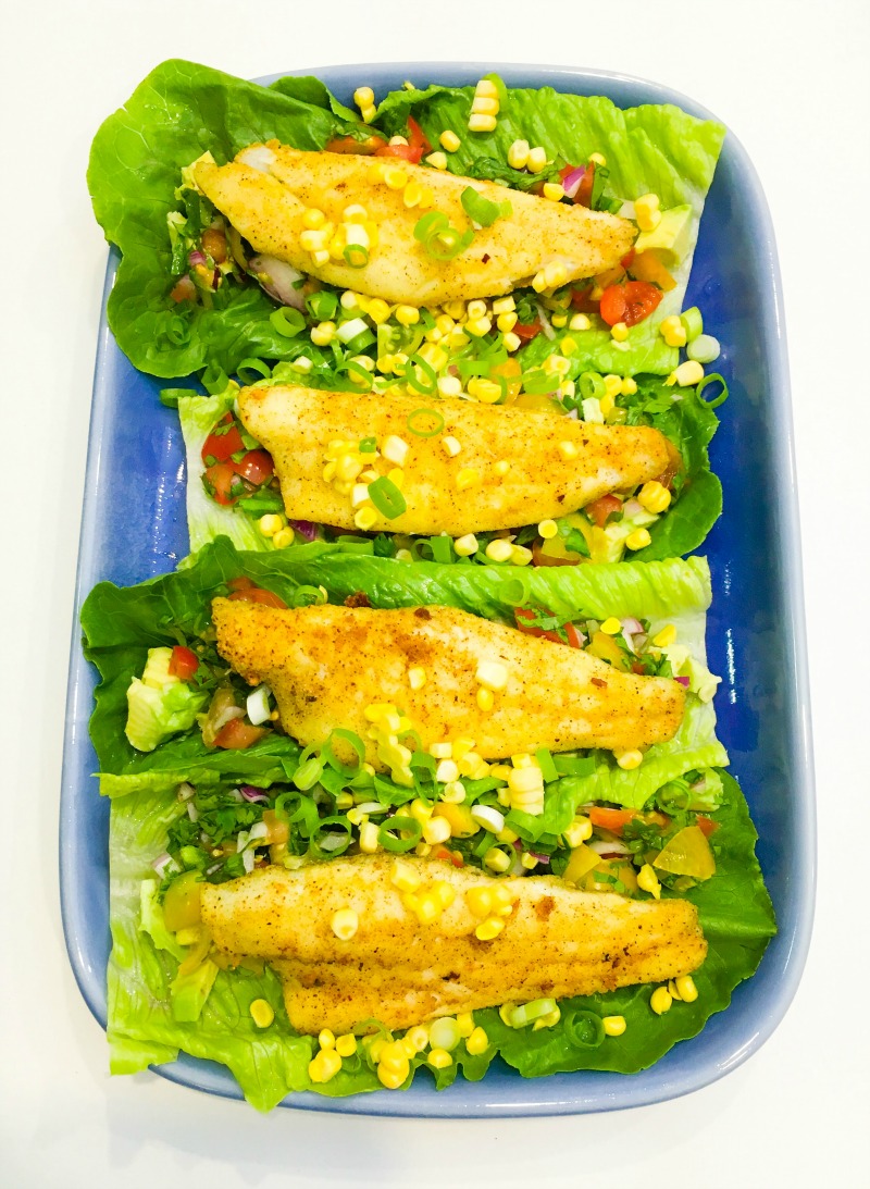 Fish Taco Lettuce Wraps — Healthy Happy Wonderful®