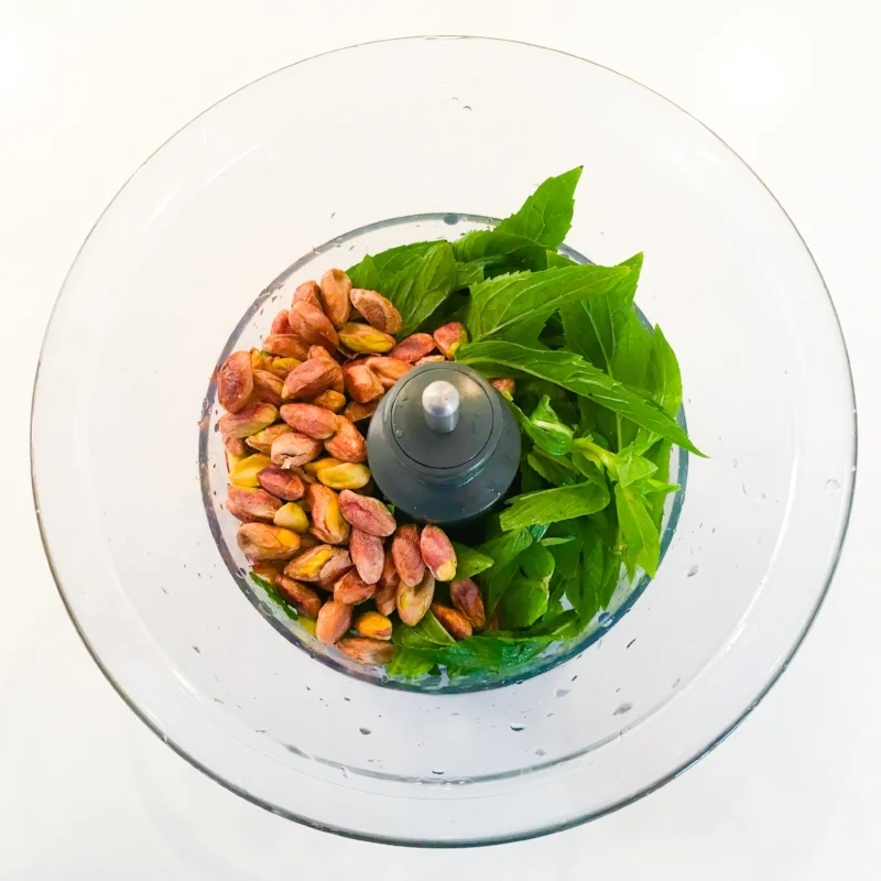 Sweet & Tangy Mint & Pistachio Pesto