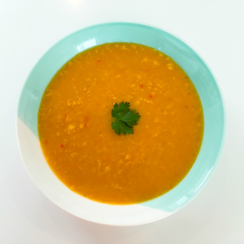 Pumpkin & Lentil Soup