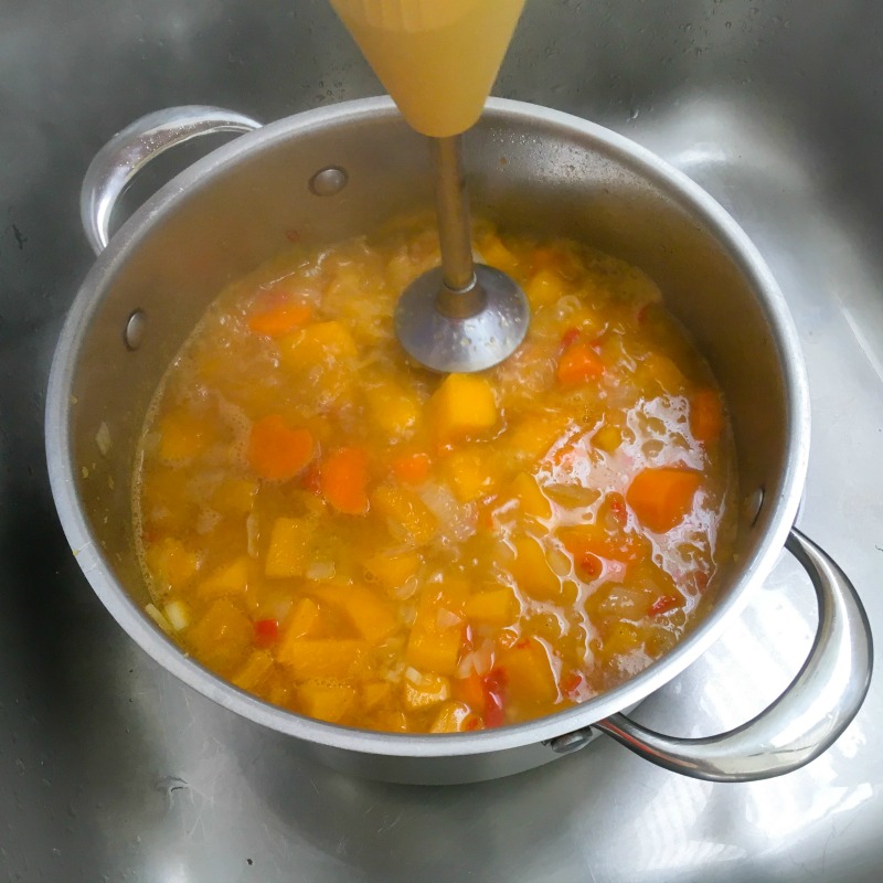 Pumpkin & Lentil Soup