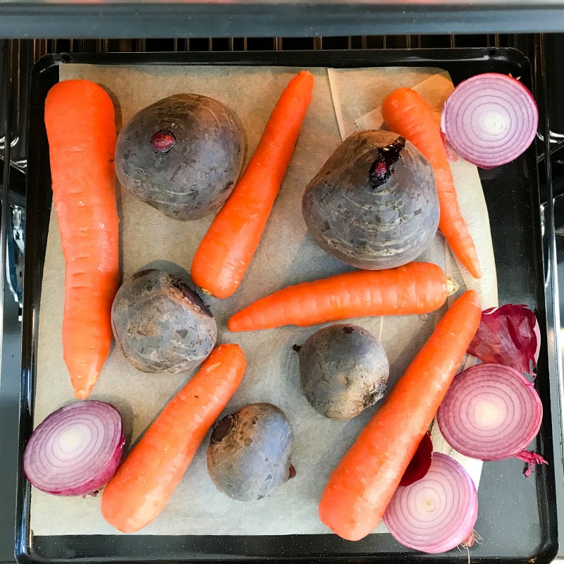 Roasted Beetroot & Carrot Soup