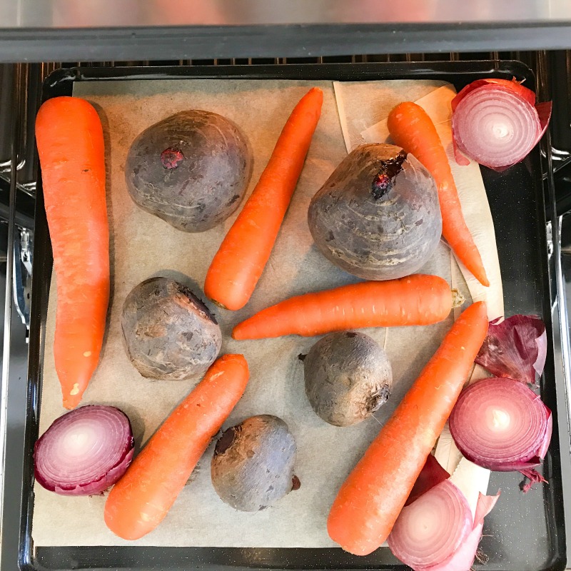 Roasted Beetroot & Carrot Soup