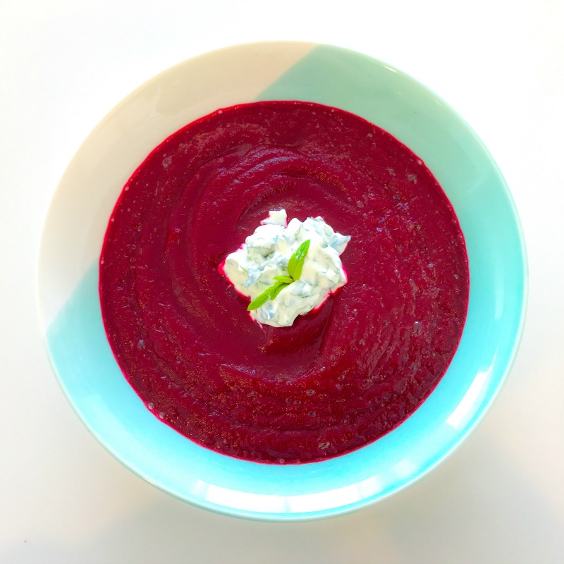 Roasted Beetroot & Carrot Soup