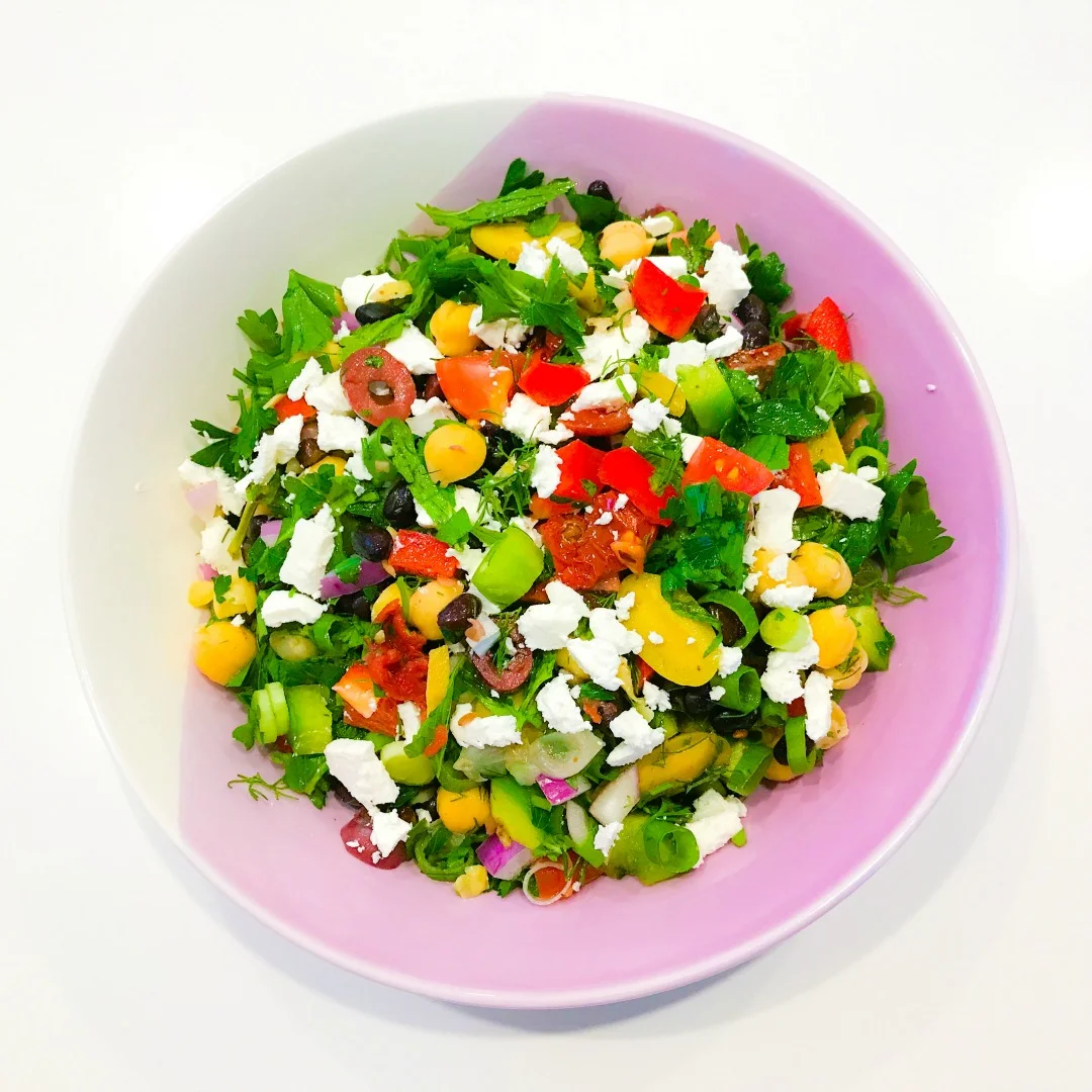 Beany Balela Salad with Feta