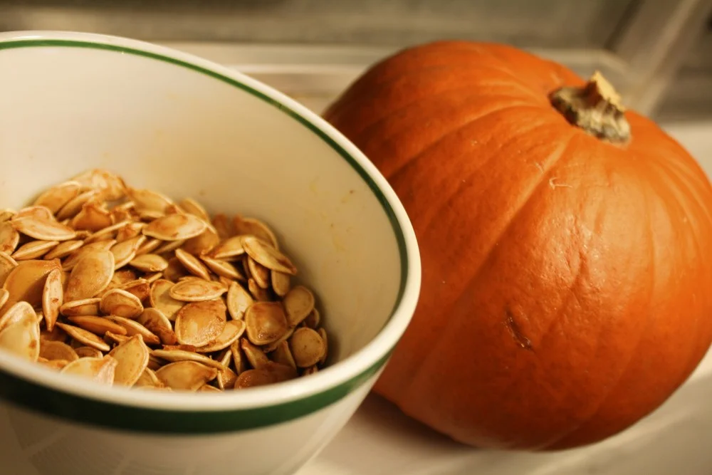 pumpkin seeds & pumpkin pie on the way