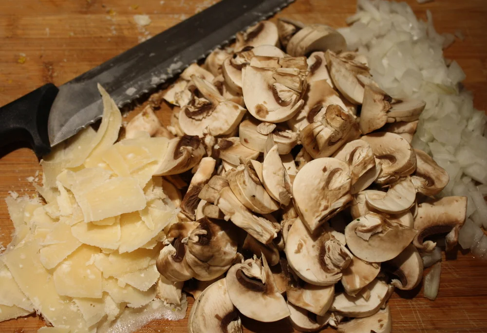 mushroom risotto