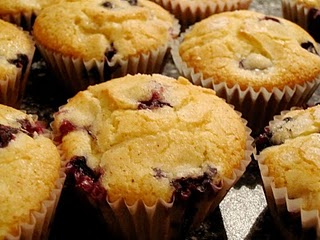 homemade blueberry muffins