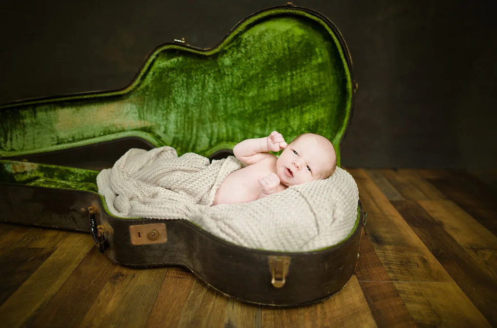 An old family heirloom, the guitar case belonged to grandpa..