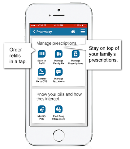 CVS Mobile App Pharmacy Features