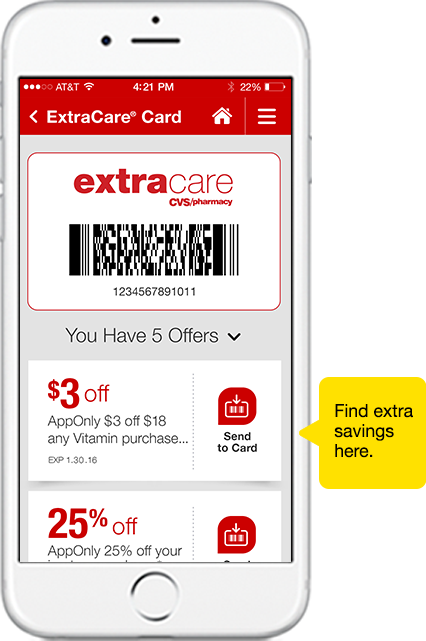CVS Mobile App ExtraCare