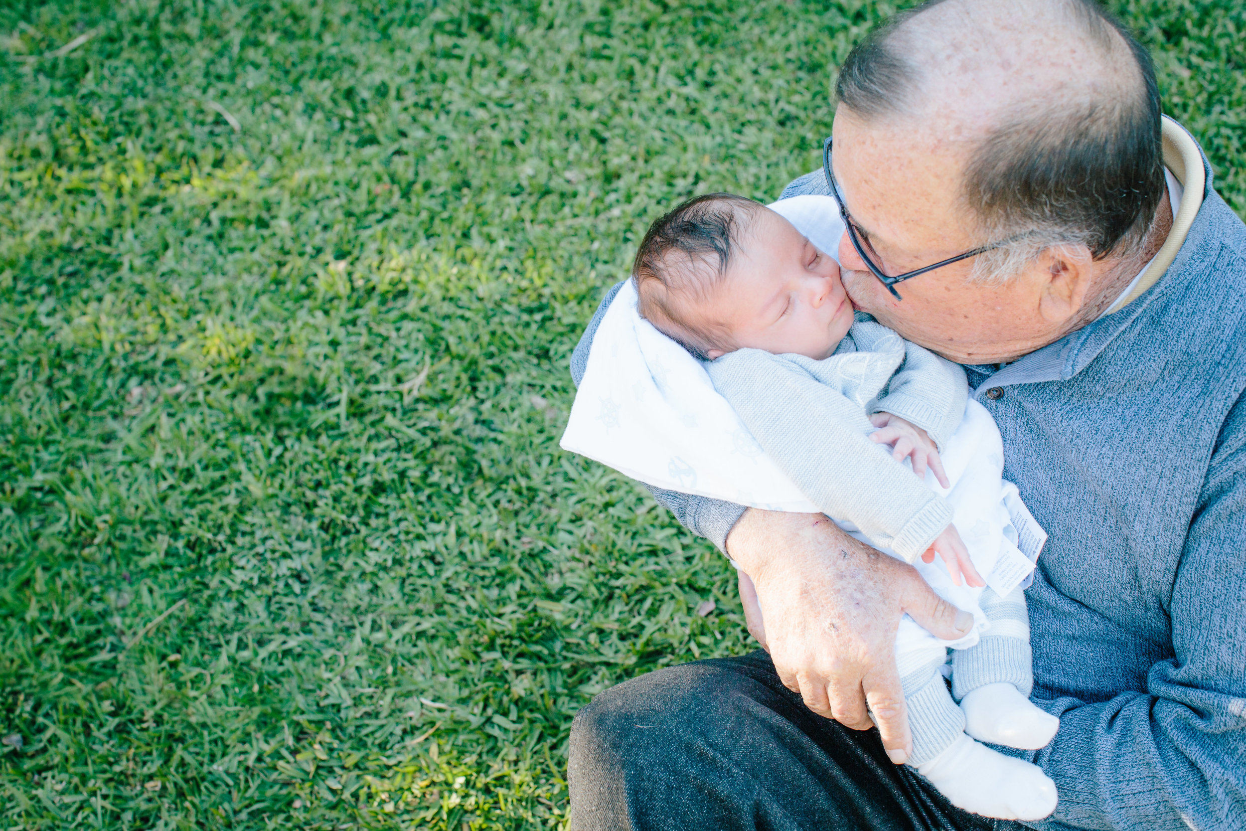 grandfather and grandson