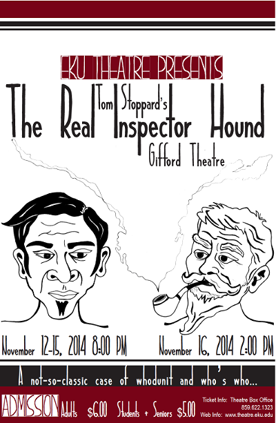   The Real Inspector Hound  / poster design 