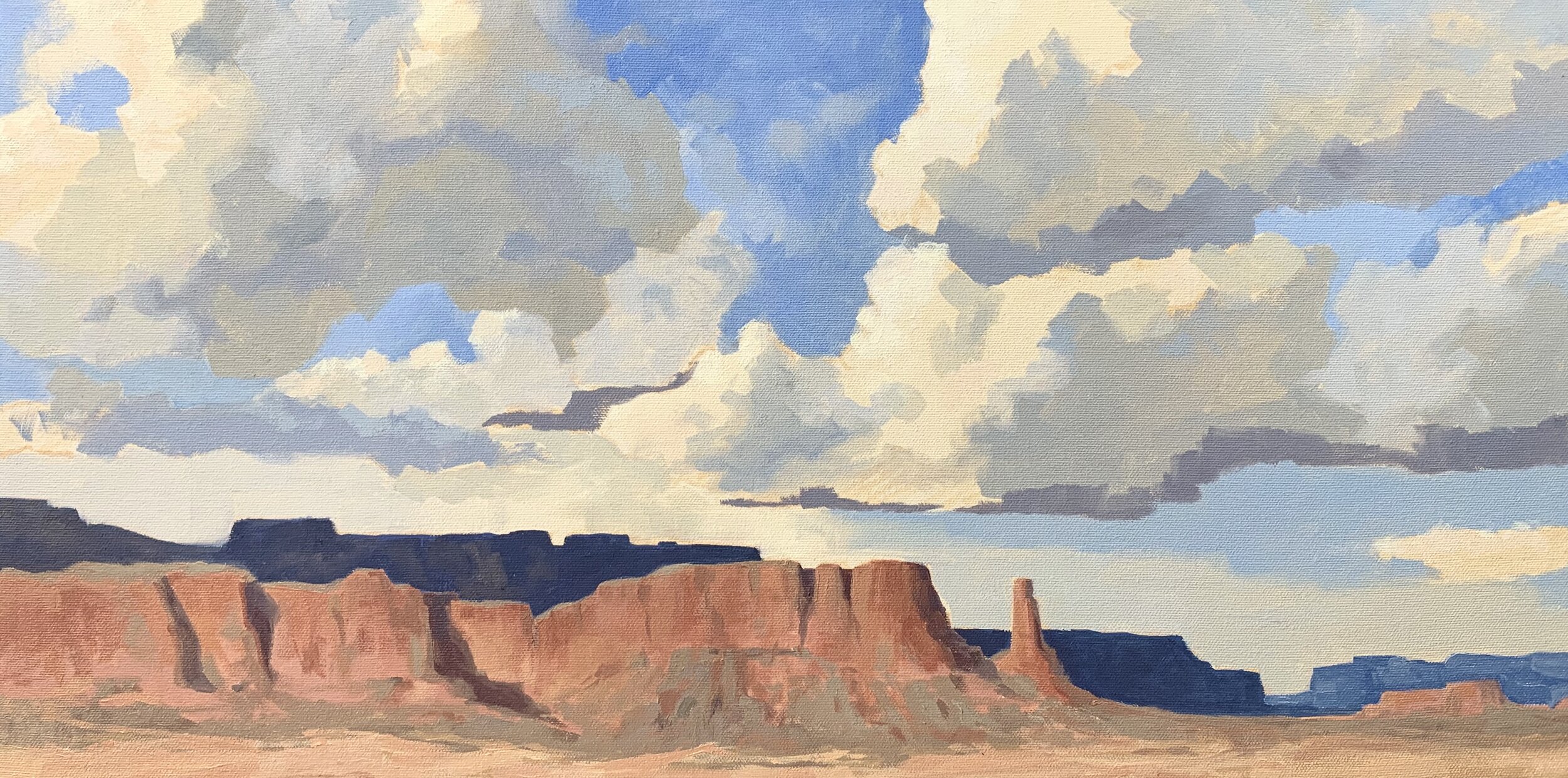 Canyons and Clouds (modified Edward Payne study)