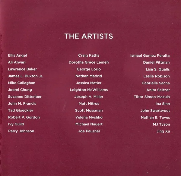 The Artists  — “The 33rd Annual Tallahassee International,” Exhibition Catalogue of fsuMoFA, Florida State University College of Fine Arts, June 2018, Tallahassee, USA.