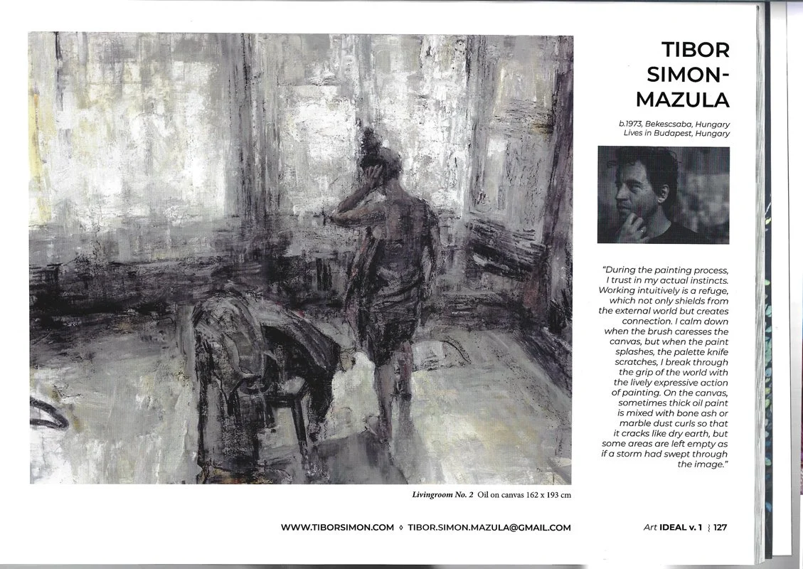  “Tibor Simon-Mazula — Livingroom No. 2,” Art Ideal Magazine, Issue 1, January 2021, p. 127, Paris, France / Amsterdam, Netherlands.