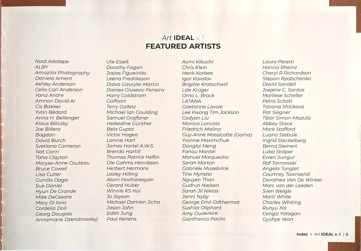  “Tibor Simon-Mazula — Livingroom No. 2,” Art Ideal Magazine, Issue 1, January 2021, p. 127, Paris, France / Amsterdam, Netherlands.