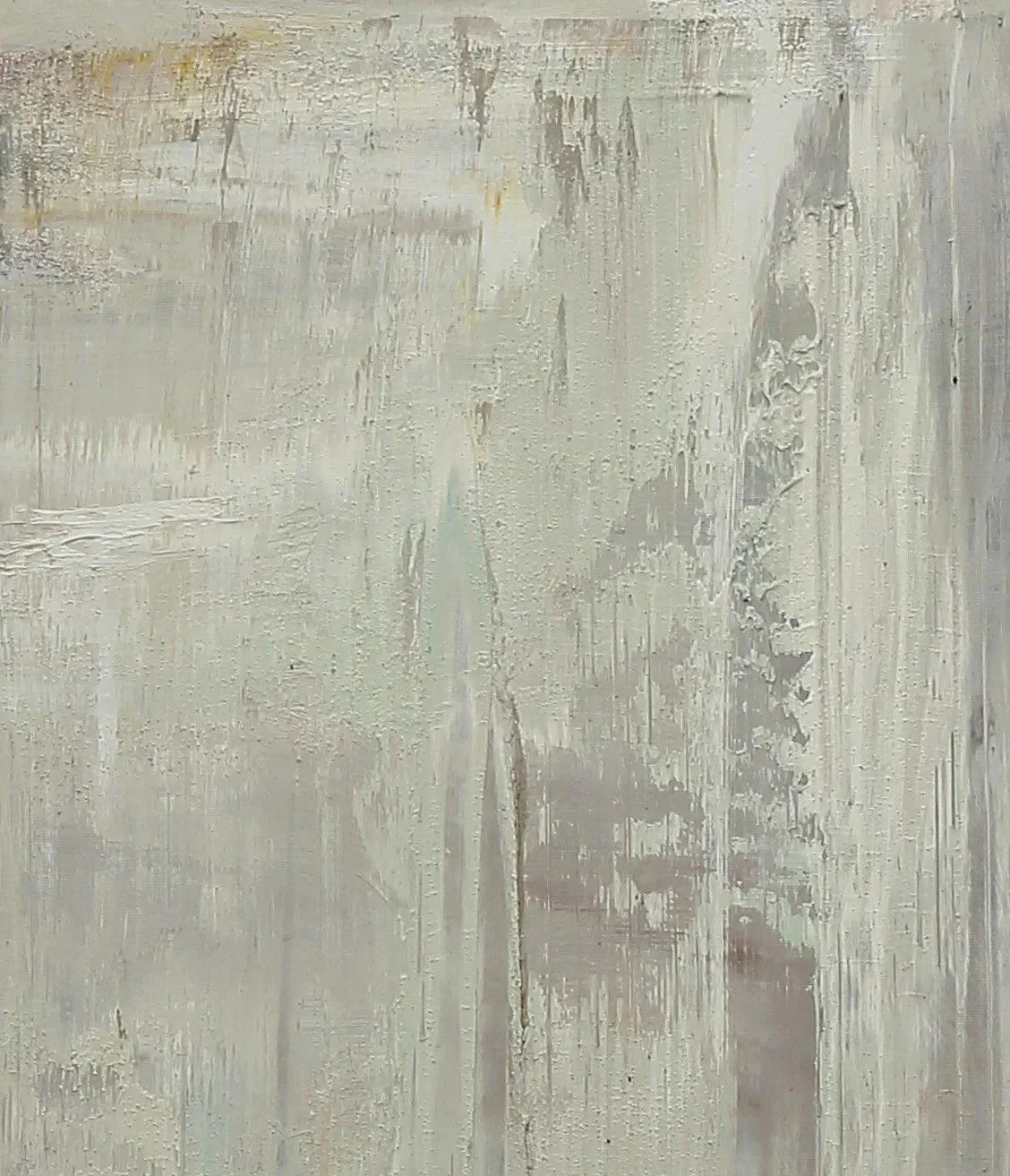 Detail of a painting by Tibor Simon-Mazula, emphasizing surface and material texture