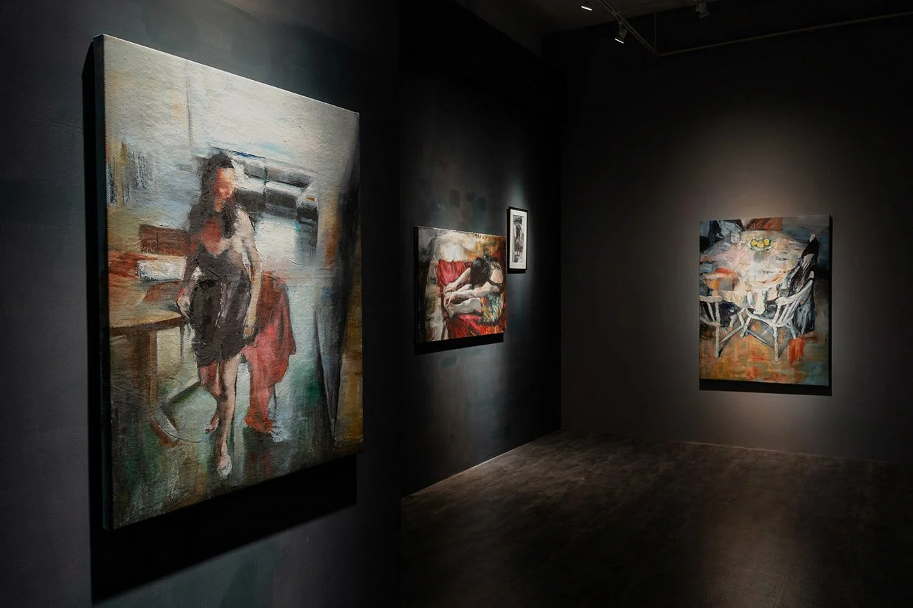 Closing installation view highlighting the exhibition’s quiet atmosphere.