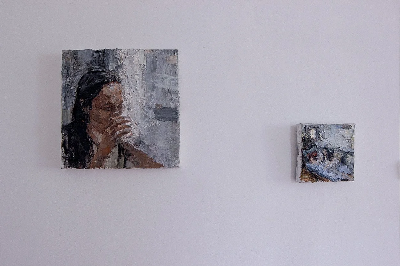 Installation view emphasizing spatial transition and proximity.