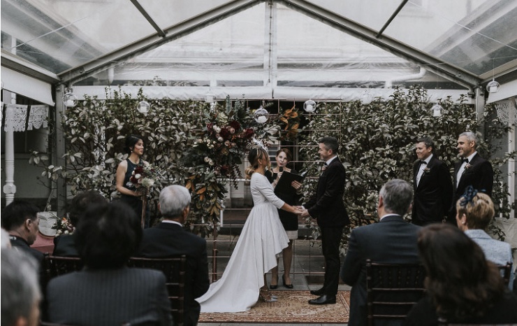 in marquee melbourne marriage celebrant