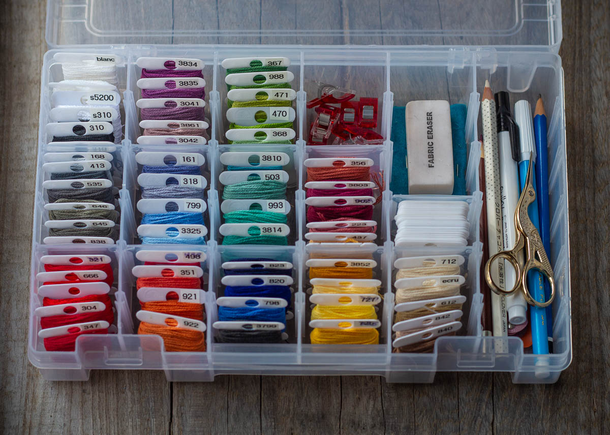 Embroidery Thread Organizer and Embroidery Floss Storage Box #2