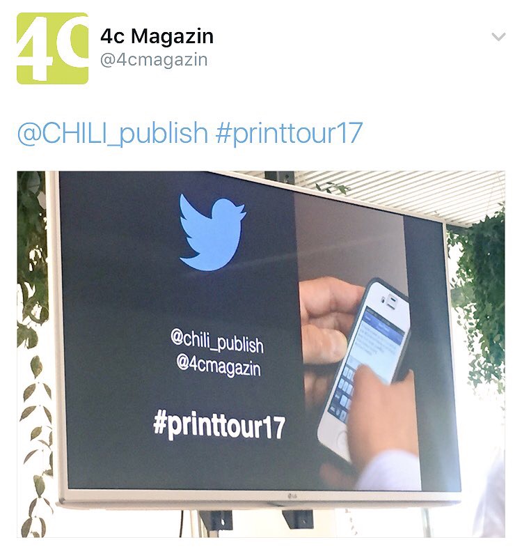 Twitter coverage 4c #printtour17