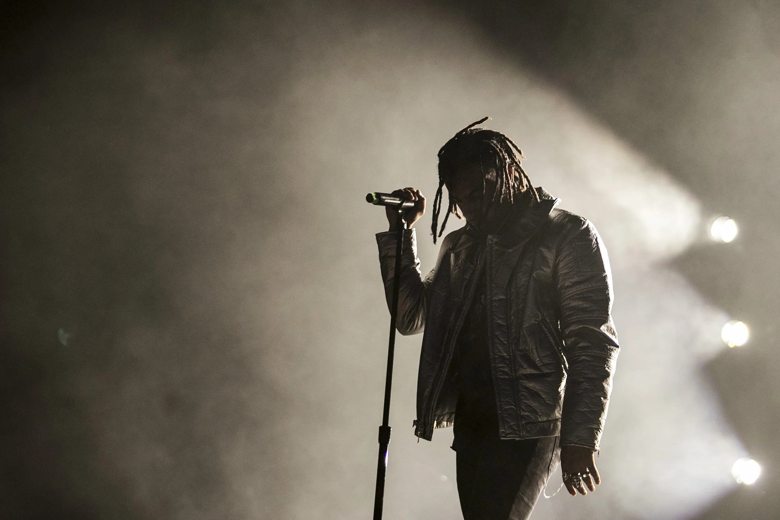  Vic Mensa performs on day one of Riot Fest in Douglas Park, Friday, Sept. 15, 2017. | Ashlee Rezin/Sun-Times  