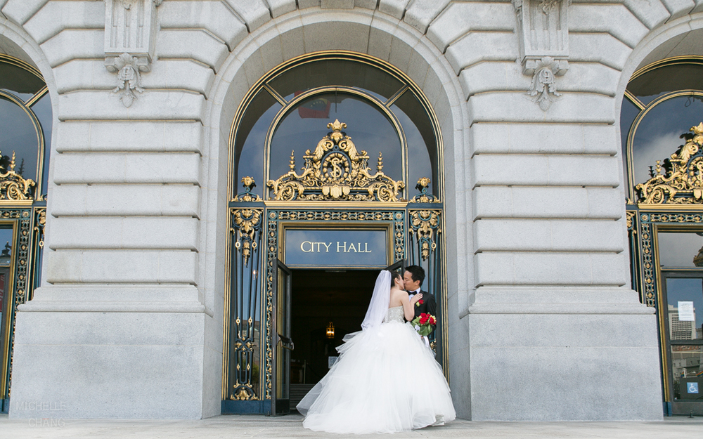 San Francisco City Hall Wedding - Palace of Fine Arts Post Wedding Shoot