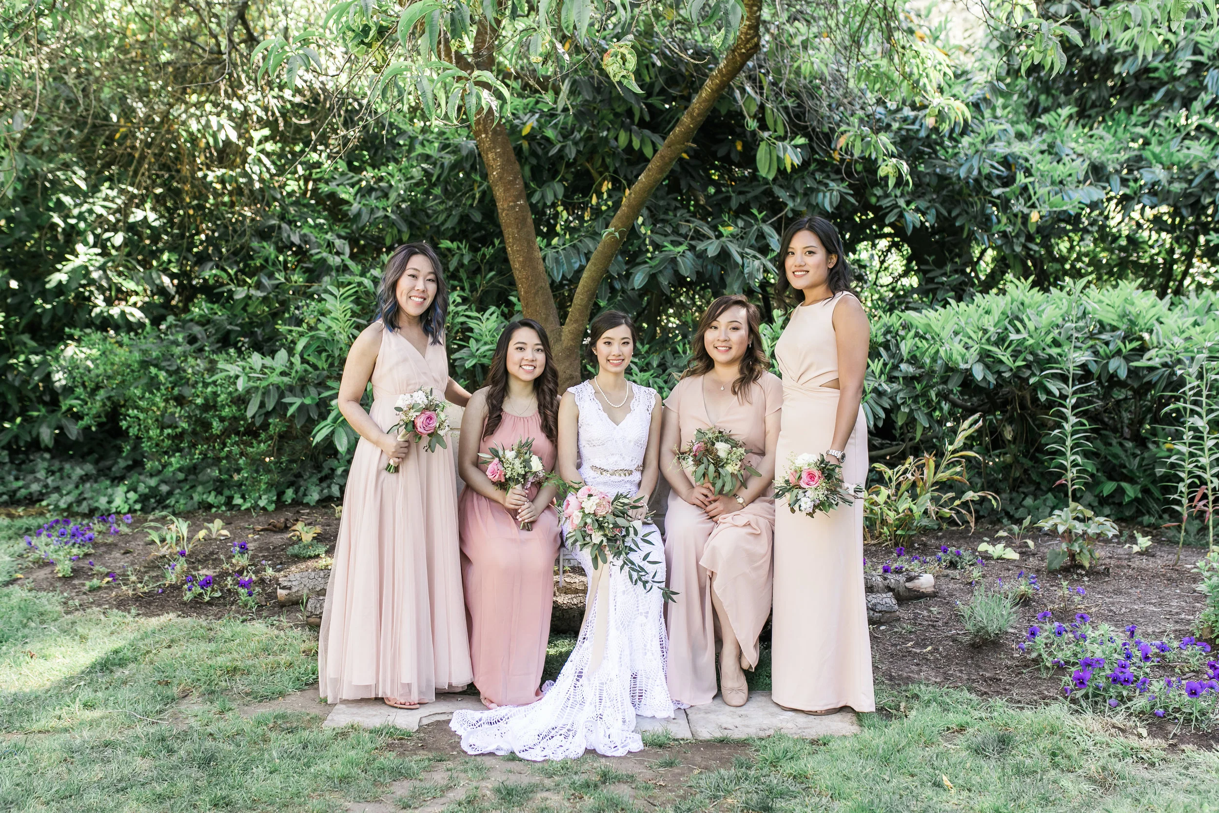 Golden Gate Park – Shakespeare Garden Wedding - Joanne + Mark