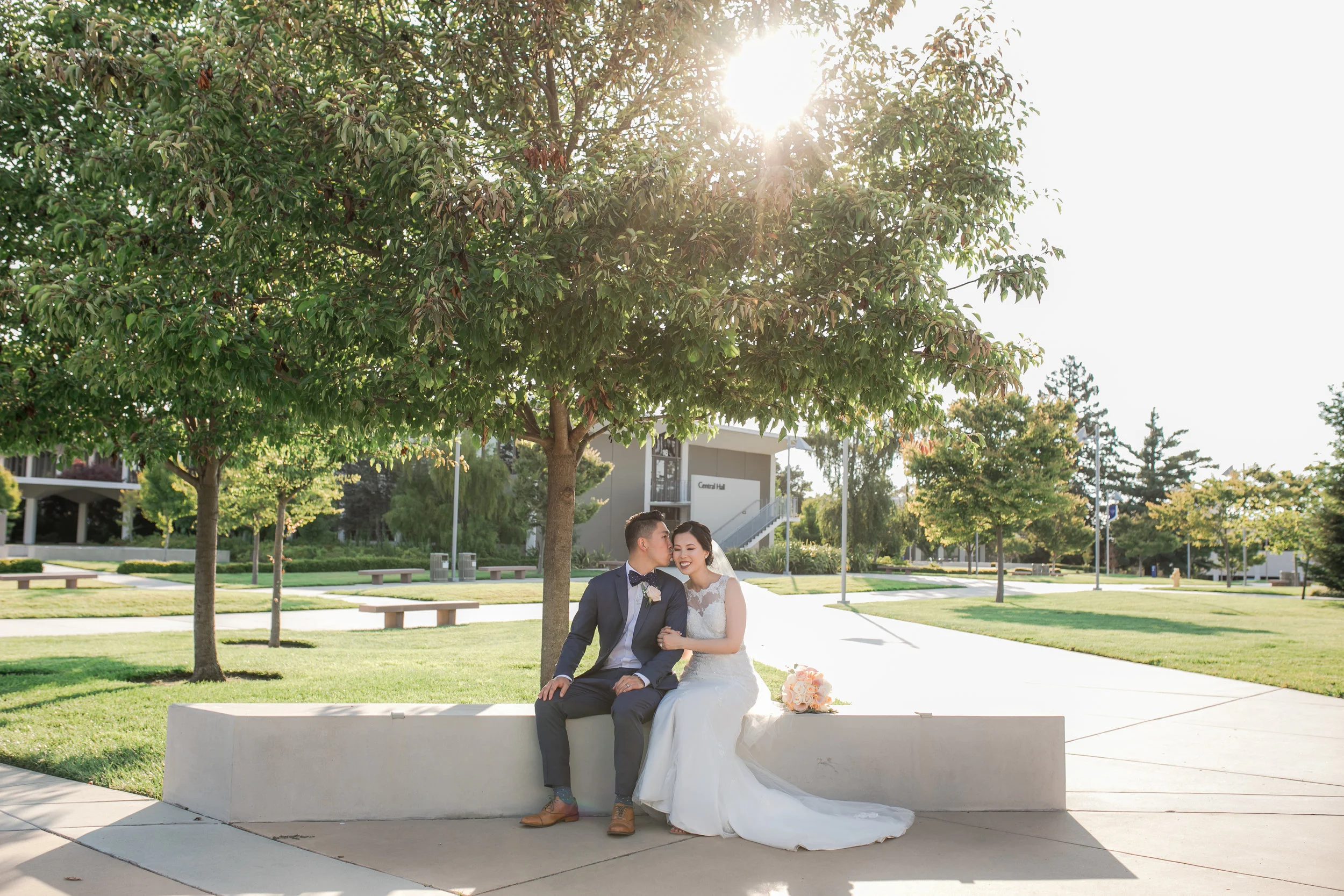 College of San Mateo Wedding - Michelle Chang Photography