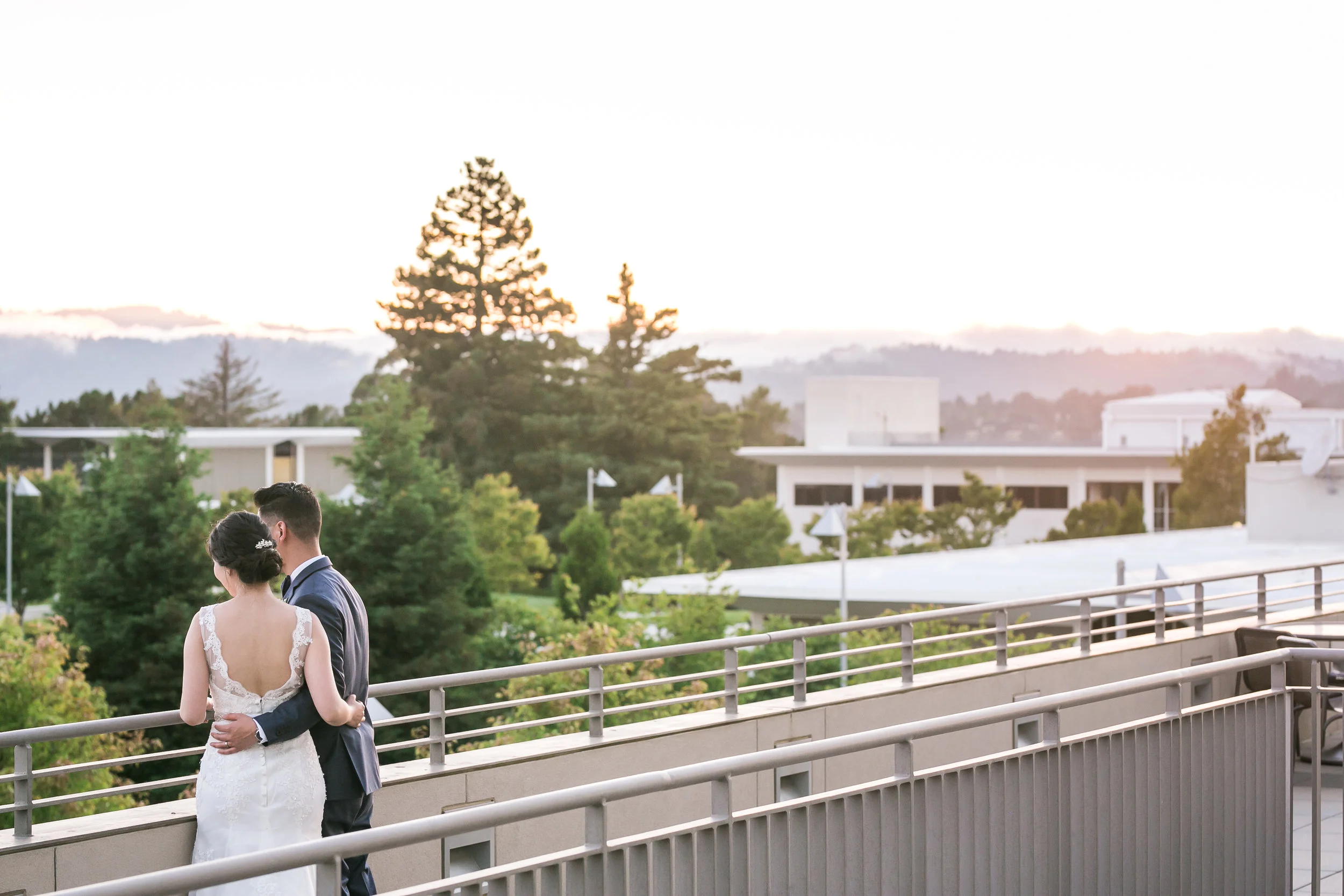 College of San Mateo Wedding - Michelle Chang Photography