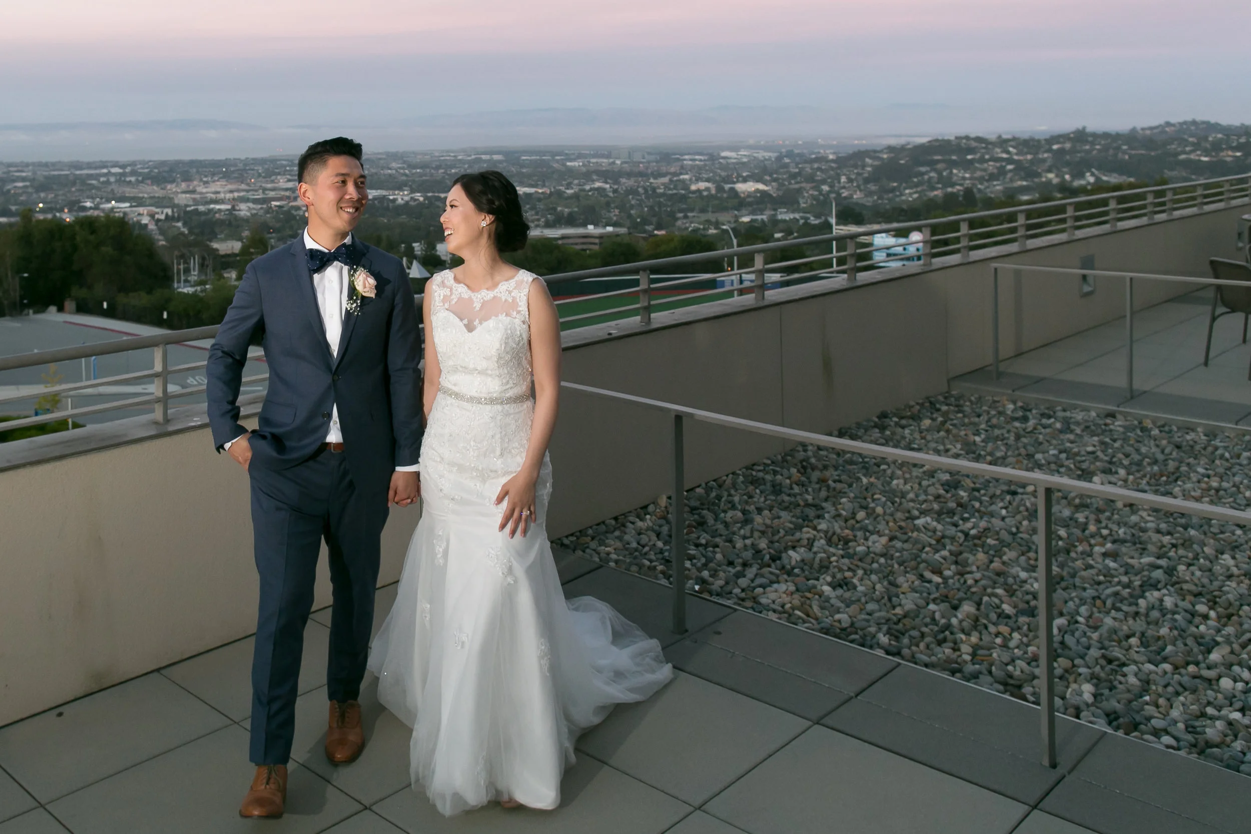 College of San Mateo Wedding - Michelle Chang Photography