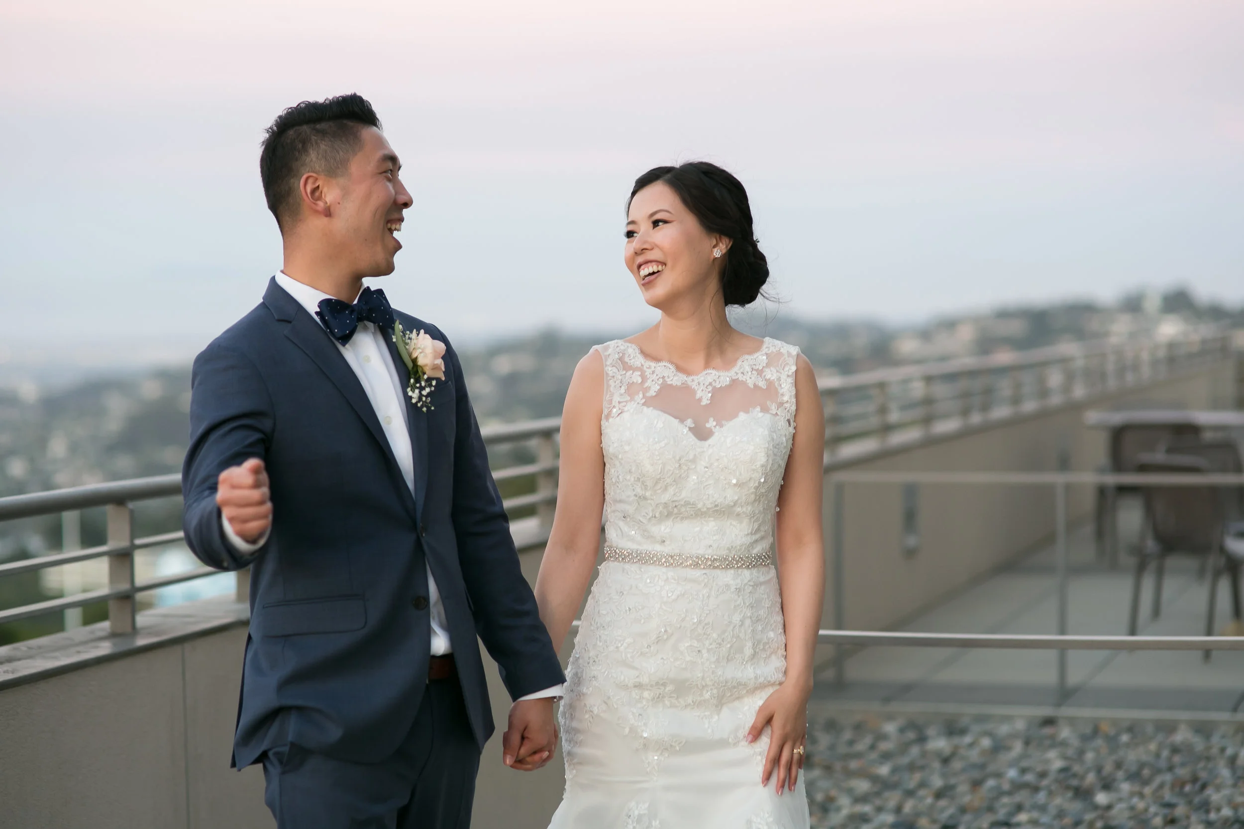 College of San Mateo Wedding - Michelle Chang Photography