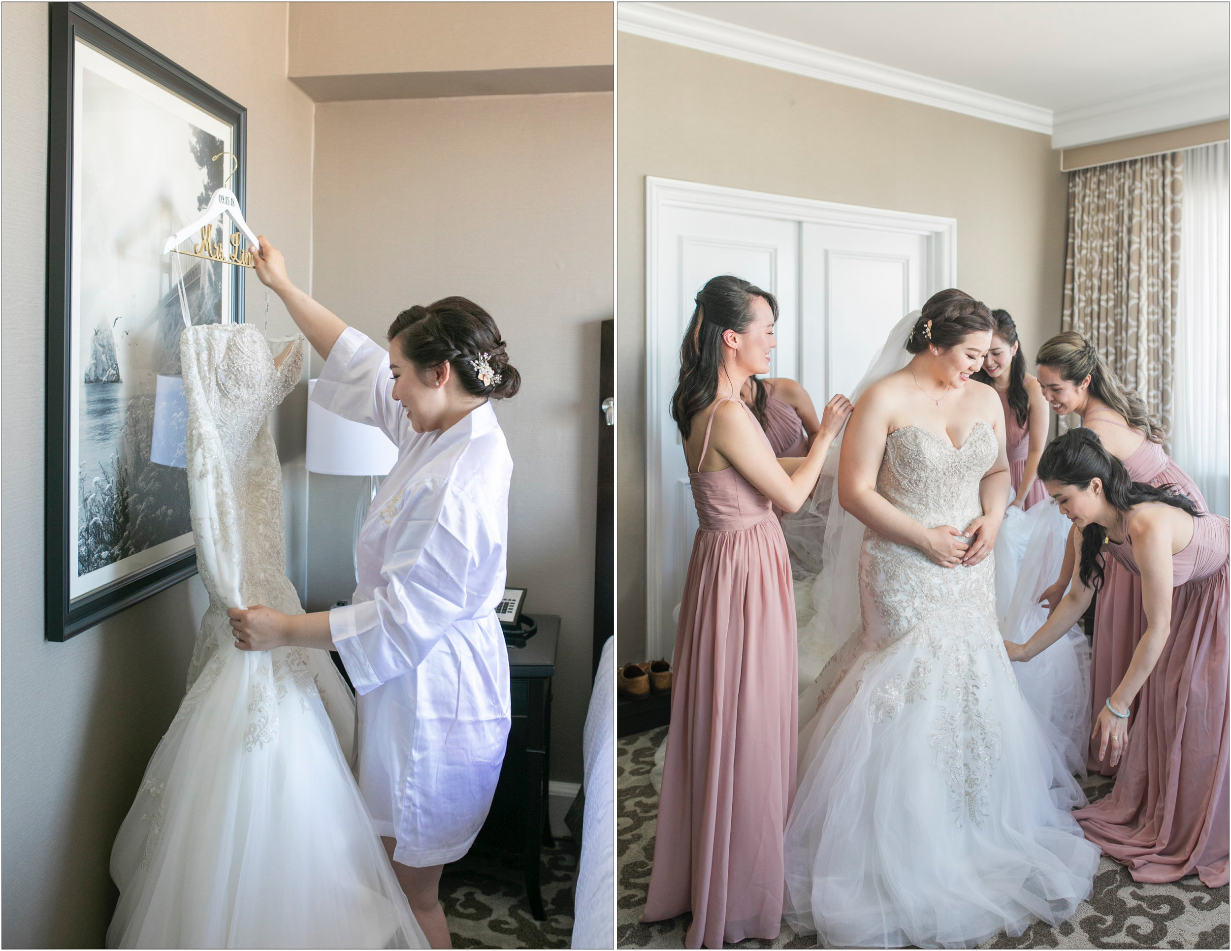 SF Fairmont Hotel Wedding - Michelle Chang Photography