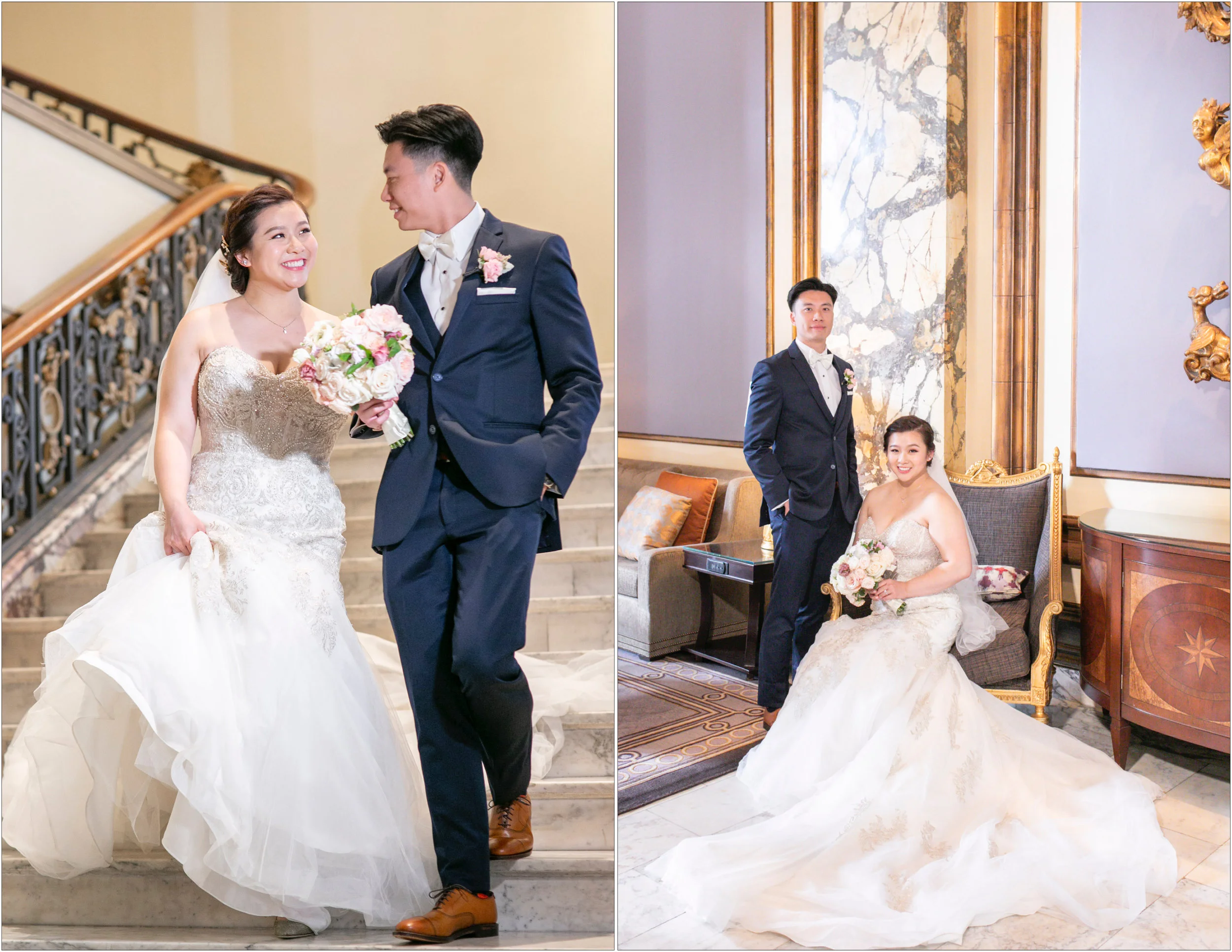 SF Fairmont Hotel Wedding - Michelle Chang Photography