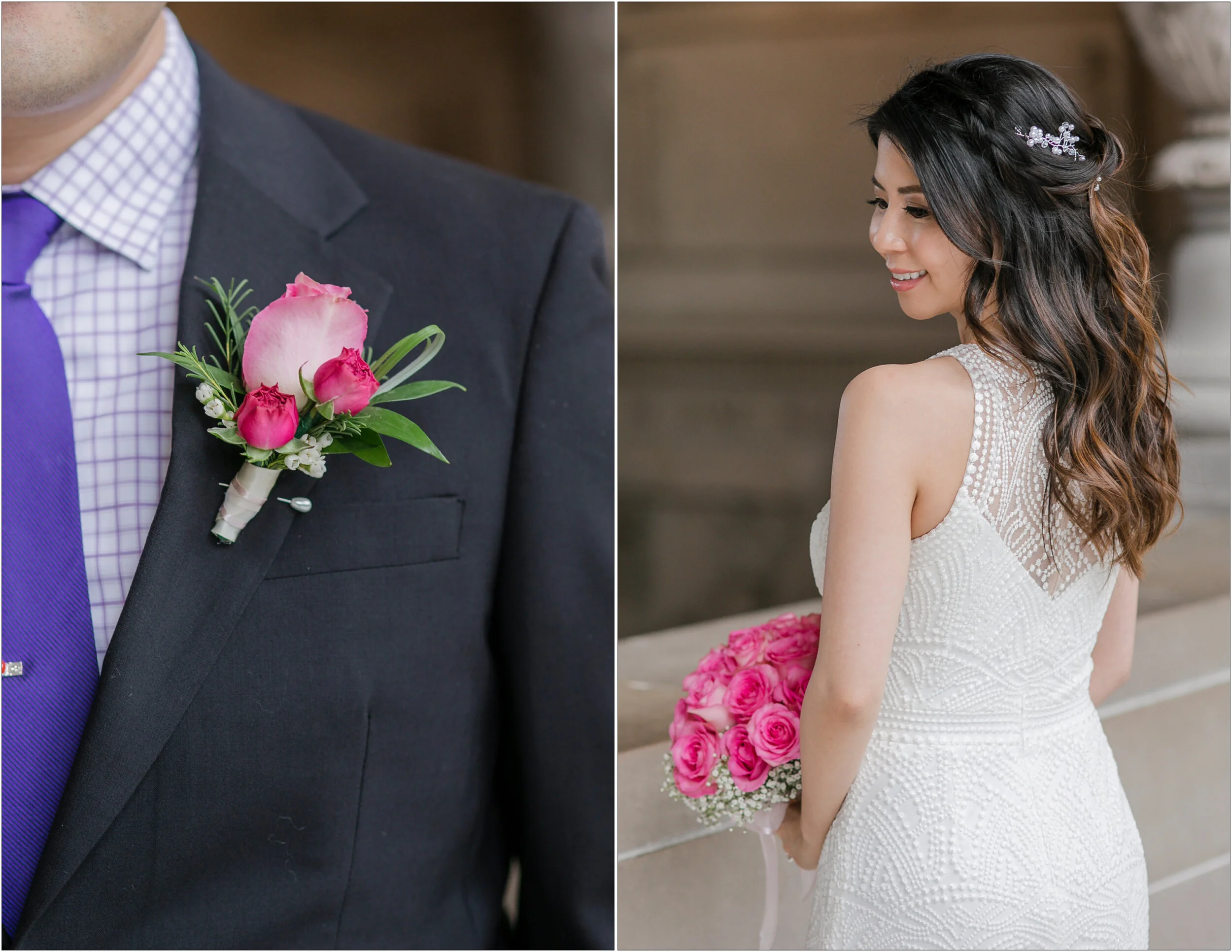 San Francisco City Hall Wedding | 舊金山婚紗 | 美式婚禮 - Michelle Chang Photography